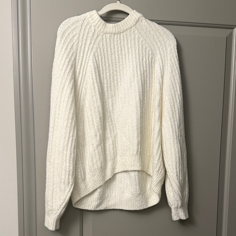Madewell Cream Crew Neck Sweater
